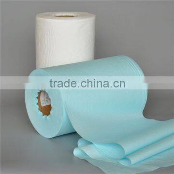 Blue Embossed Nonwoven Industrial Wiper Dust Free Cleaning Paper Wipers