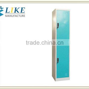 Hot sale double door cold roll steel metal wardrobe cabinet