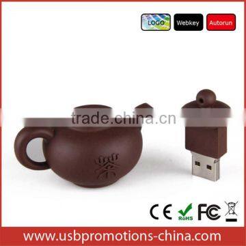 PVC material USB teapot with genuine capacity