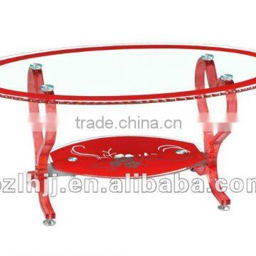 Modern popular glass coffee table CT-636