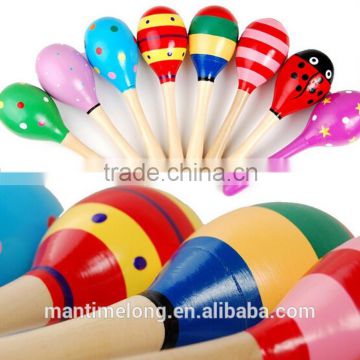 wooden maraca baby shaker toys baby toys