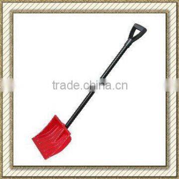 Short Style Plastic Snow Shovel with Aluminum Tube, Snow Spade