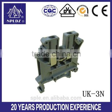 32A din rail spade terminal block UK-3N