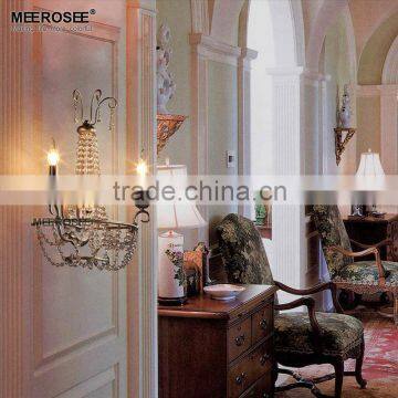 Luxury Home Designs Interior Wall Light Fxitures 2 Light Crytal Wall Sconce MD82001 photo-6