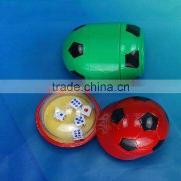 Bar Entainment Dice Cup Cute Disign /plastic Football Design Dice Cup With Lid photo-4