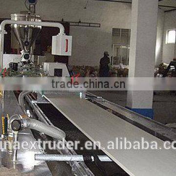 plastic pvc wpc plates extruder machine