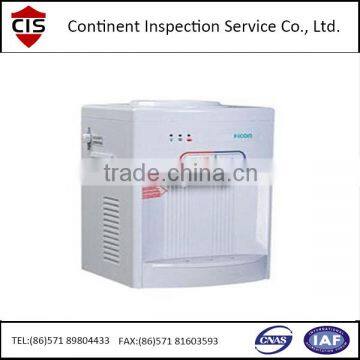 floor standing vertical water dispenser,hot and cold water,mini dispenser,QC/QA,inspection services,in Zhejiang,factory audit