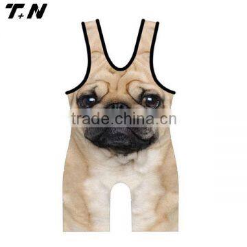 Men's custom sublimation wrestling singlet