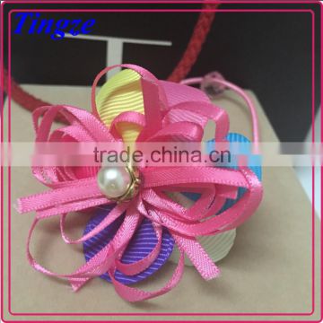 New headwear kids elastic hair band girls unique flower yiwu hair accessories TD30