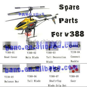 Spare Parts for V388 RC Helicopter WL Accessories