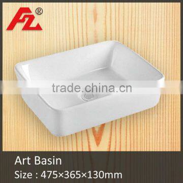 China manufactory art countertop ceramic basin,simple wash basin