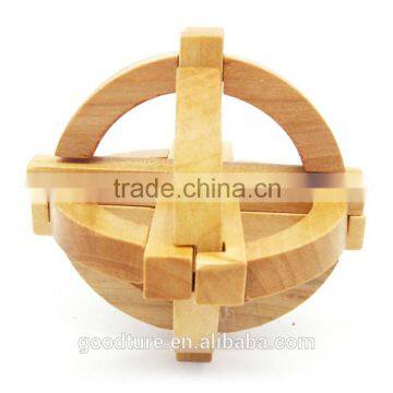 Wooden IQ Intelligent Puzzle Magic Puzzle Kongming Lock Brain Teaser Model Number GAD1070