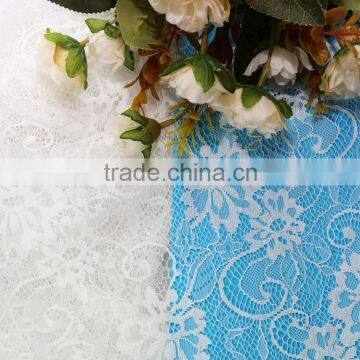 2016 Fashion 100%nylon Floral Lace Hot Sale Elegant Embroider Lace Fabric