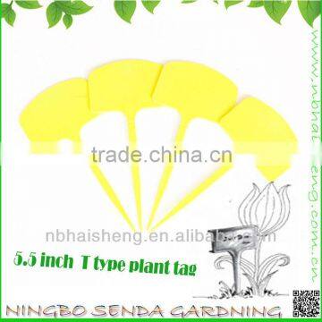 PP plastic 5.5 inch T type garden labels