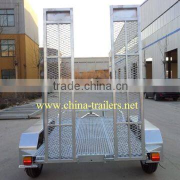 Tandem Axle Grapple Trailers / Galvanized Forklift trailers