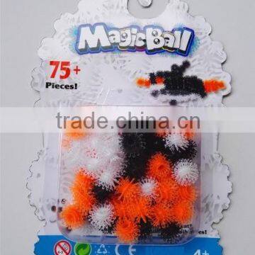 Shantou Factory Wholesale Plastic Thorn Clusters DIY Building Block Ball Toys photo-2