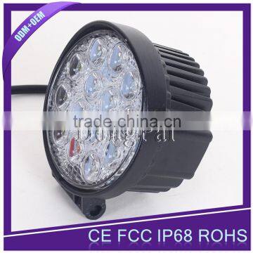 42W led work light bar offroad, led tractor working lights for tractor, Jeep, dozer, forklift