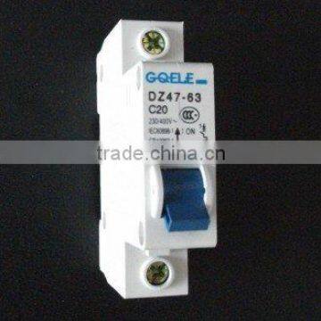 1P 32A,GQELE Series Mini Circuit Breaker (MCB)/C45