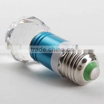 E27 3W Blue Light Crystal LED Ball Bulb (85-265V) photo-2