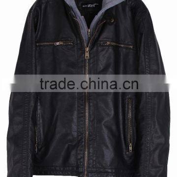 2015 New Print Men's Leather Jacket photo-1