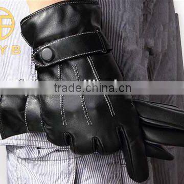 New style mens sheepskin bicycle leather gloves in china