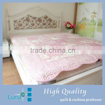 100 cotton patchwork chenille 3d quilt bedspread