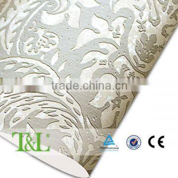 Non-woven 3D wallcovering wallpaper for home decor