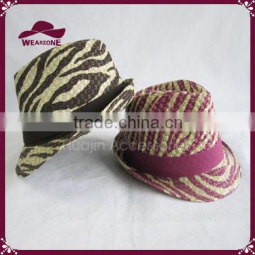 Exotic Animal Pattern Fedora Hat