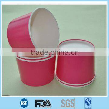 frozen yogurt paper cup, ice cream paepr cup with lid