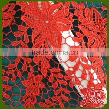 China Manufacturer High Level Water Souble Chemical Embroidery Fabric For Dress photo-2