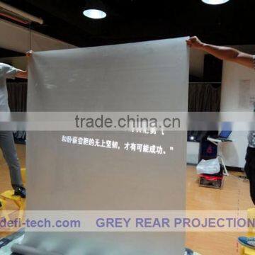 Christmas promotion gray adhesive rear projection screen film made in korea