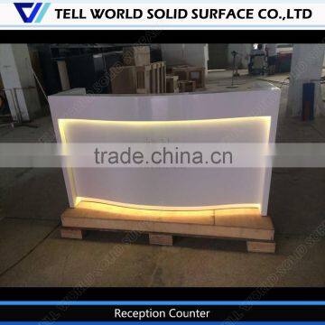 Mini Stand Desk/reception Counter Pictures/reception Desk With LED