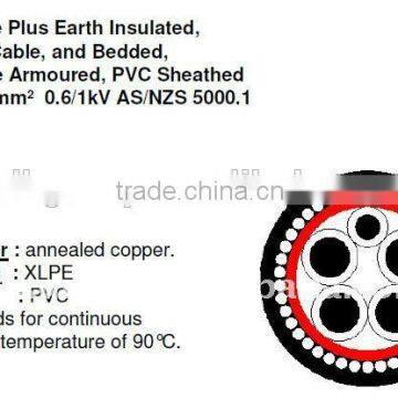4C Core Power Cable With Steel Wire Armoured photo-3