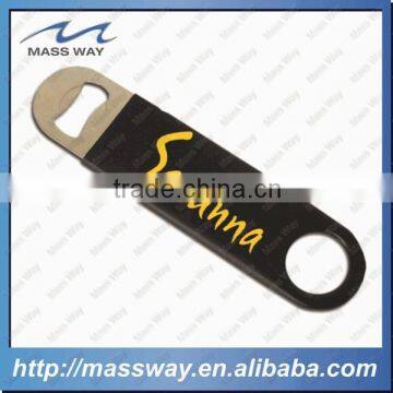 fashion custom PVC coated stainless steel beer bottle opener                        
                                                Quality Choice