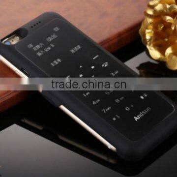 238-Battery Phone 6/6s Case Cellphone Dual Sim Back Cover Power Bank Case For 6/6s With 35000mah