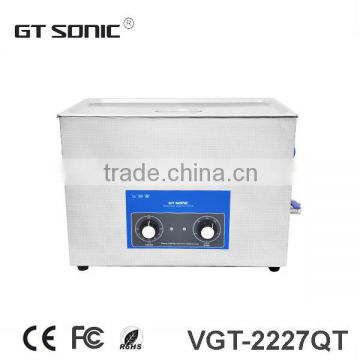 GT SONIC VGT-2227QT 110V or 220V China supplier 27L 500W Dental ultrasonic cleaner