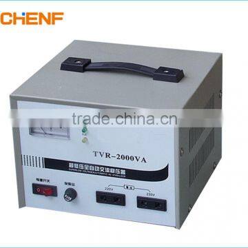 high efficiency 2000W votage regulator SVC-2000VA single phase 220V 110V regulator factory price