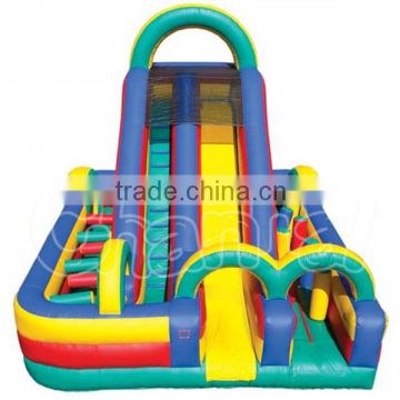 High Quality Commercial Outdoor Inflatable Slide and Obstacle Combo