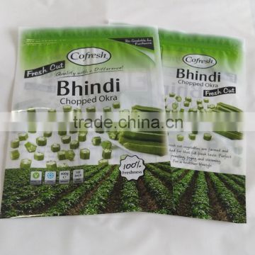 BRC Quality Frozen Okra Packaging Bag