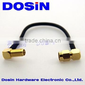 hot sale 90 degree sma to sma coaxial cable assembly