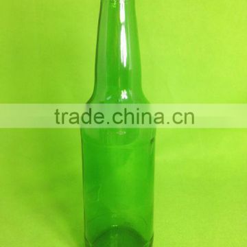 Argopackaging 250ml green color beer glass bottle