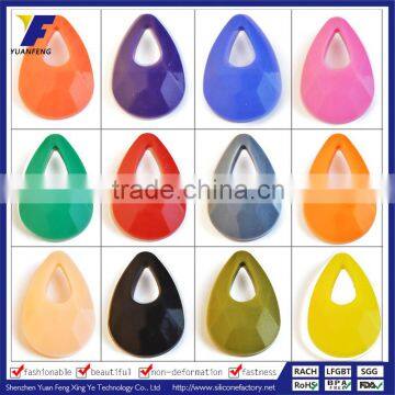 FDA Approved Chewable Teething Jewelry Silicone Heart Pendant