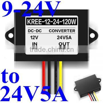 DC DC 12V TO 24V Voltage Regulator/Converter/Transformer 5A 120W