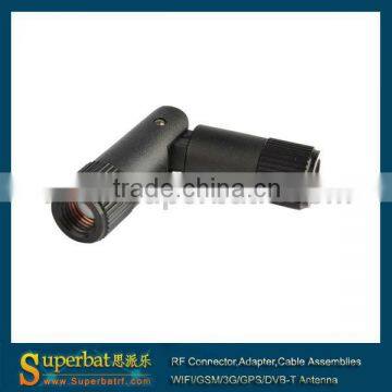 Antenna Adapter RP SMA Plug to Plug Right Angle male to male electric adapter