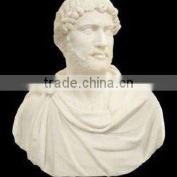 Greek man bust ancient stone statue DSF-CD008