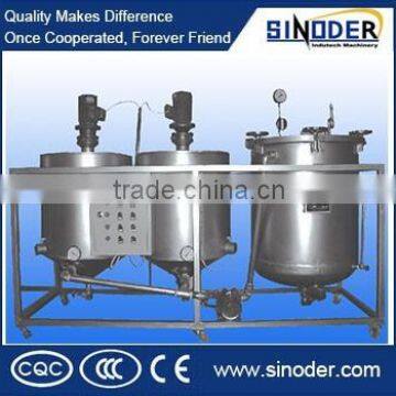 High oil put crude oil refinery / edible oil refinery plant/ peanut oil refinery machine