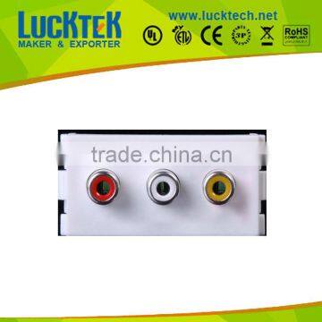 AV wall plate 48*24mm