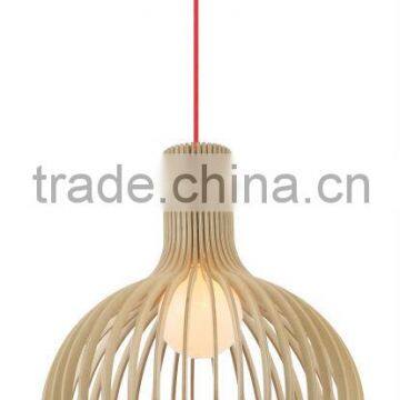 New Wood Bird Cage Pendant,Hanging Lamp,Bentwood Chandelier