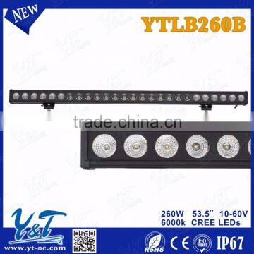 Fast Shipping Aluminium Housing Led Working Light Bar 4x4 Led Car Light 260w Auto Led Car Light Bar for go Kart Made in China photo-3