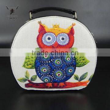 2016 Latest Owl Embroidery Handbag and Messenger bag for Sale